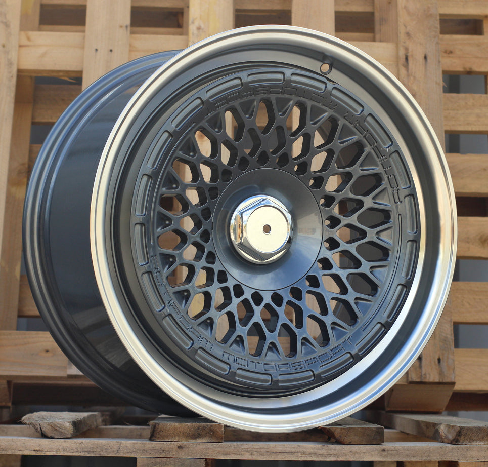 9,5x18 5x112/5x120 ET35 72,6 1308B Gun Metal bord poli