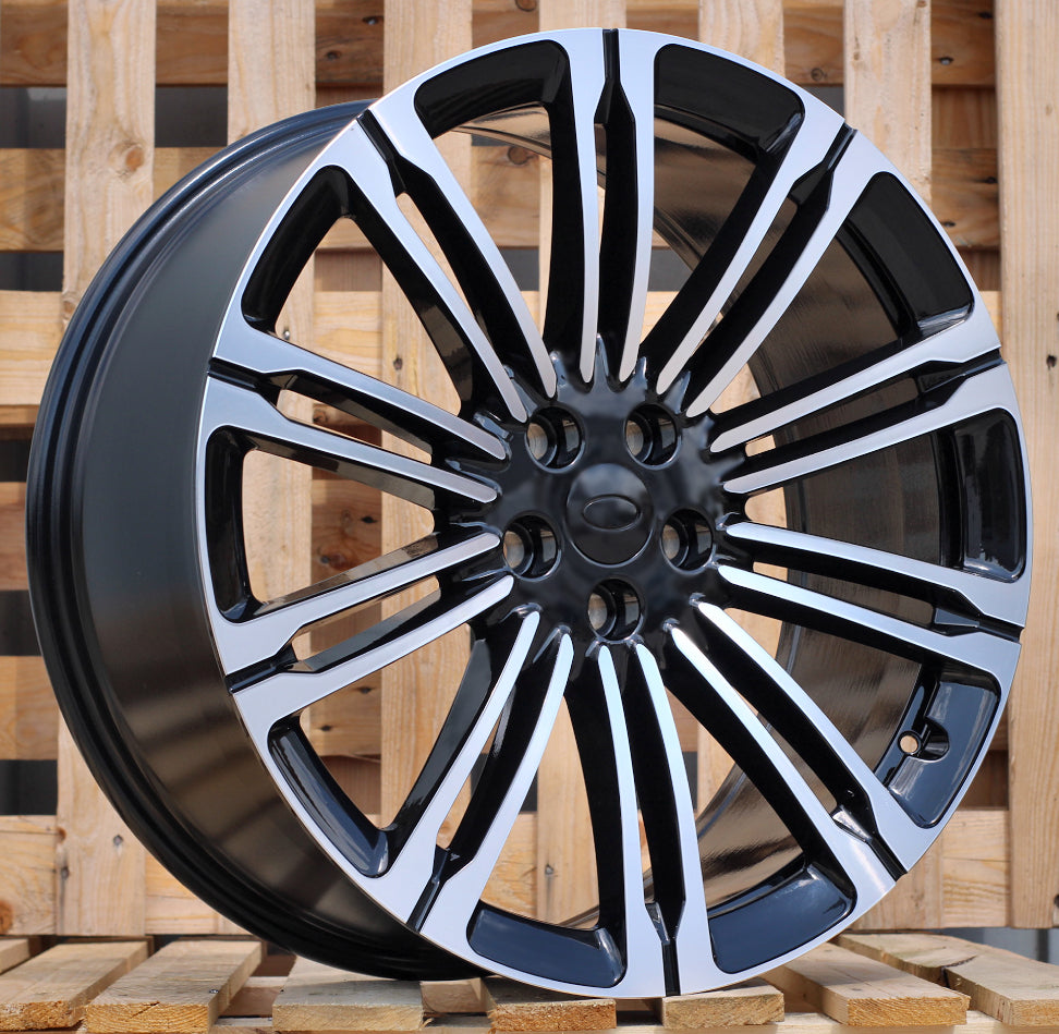 LAND ROVER 9,5x24 5x120 ET40 72,6 3S1066 Noir poli