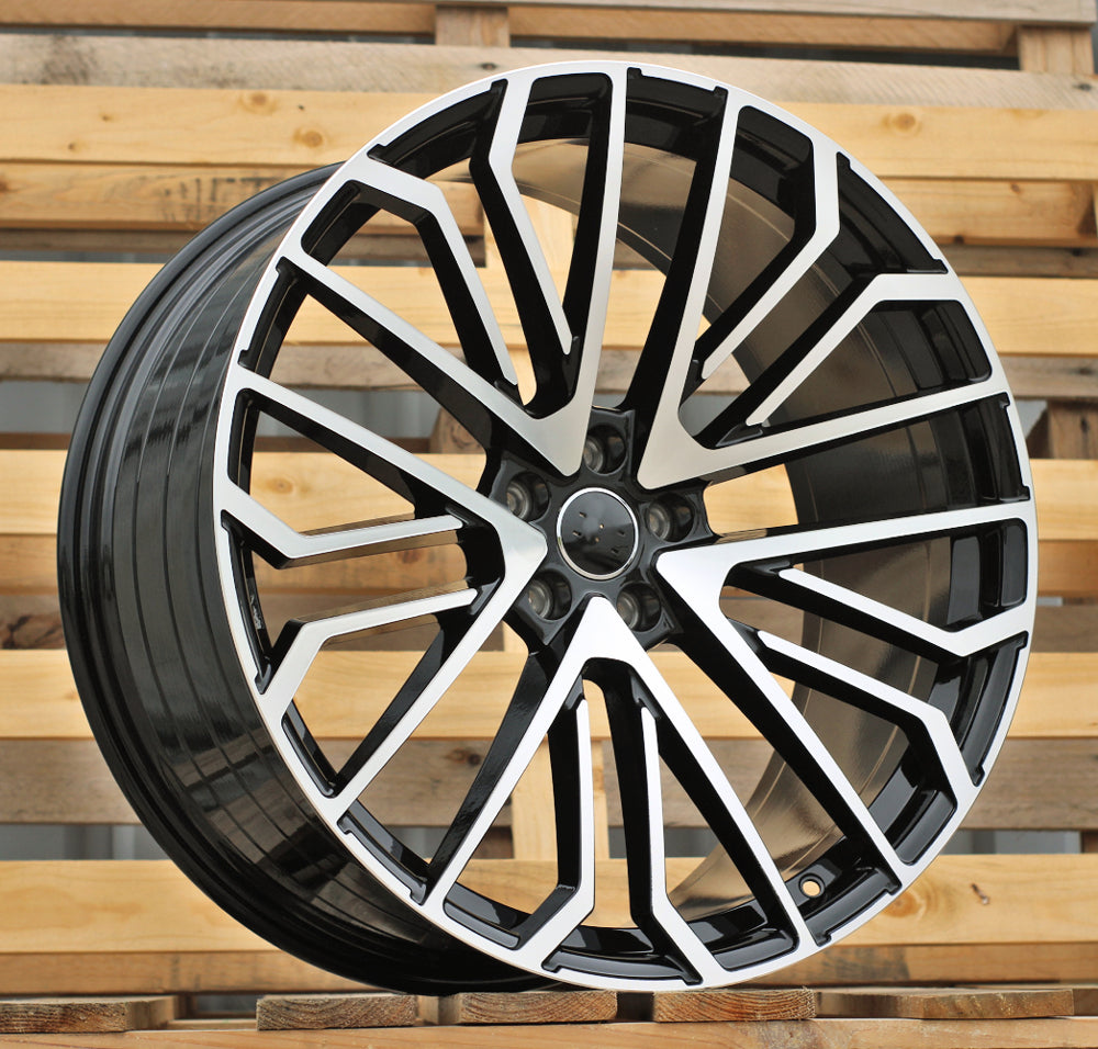 AUDI 9x20 5x112 ET28 66,6 3S1261 Noir poli