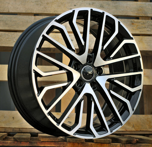AUDI 9,5x22 5x112 ET26 66,6 3S1261 Noir poli