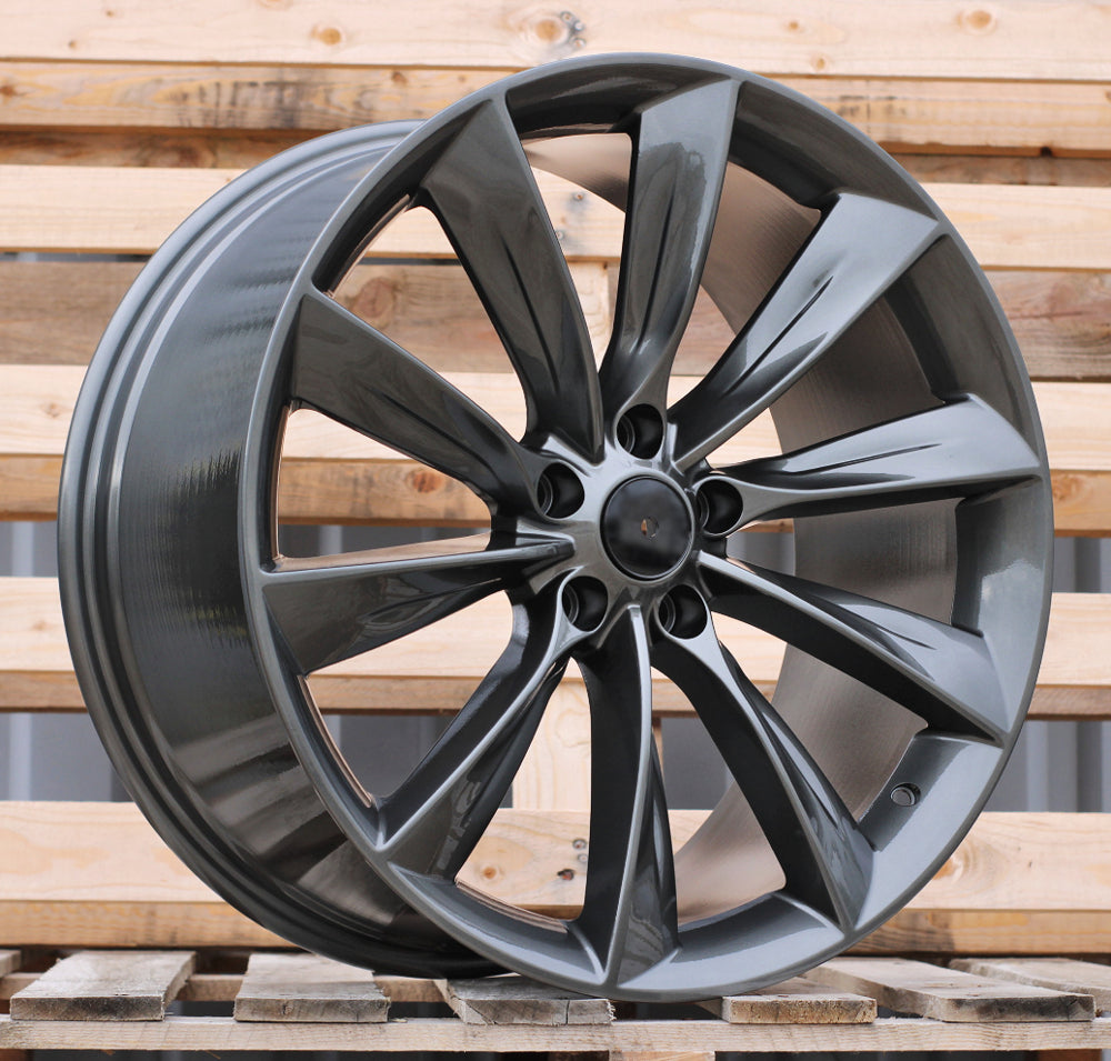 TESLA 9,5x19 5x114,3 ET40 64,1 3S209 Gun Metal