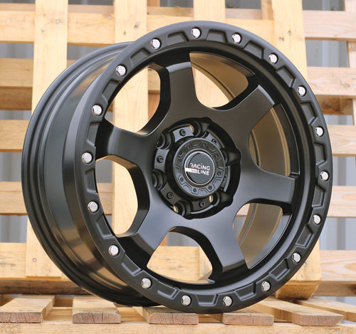8,5x17 6x139,7 ET10 106,1 3S240 Noir semi-mat