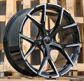 AUDI 7,5x17 5x112 ET42 66,6 3S5997 Noir poli