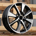 TOYOTA 5,5x15 4x100 ET45 54,1 55504 Noir poli