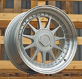 8,5x17 5x120 ET30 74,1 7962F Argent bord poli