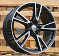 AUDI 8x19 5x112 ET39 66,6 A043 Noir poli