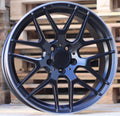 MERCEDES 8x18 5x112 ET40 66,6 A1257 Noir semi-mat bord poli