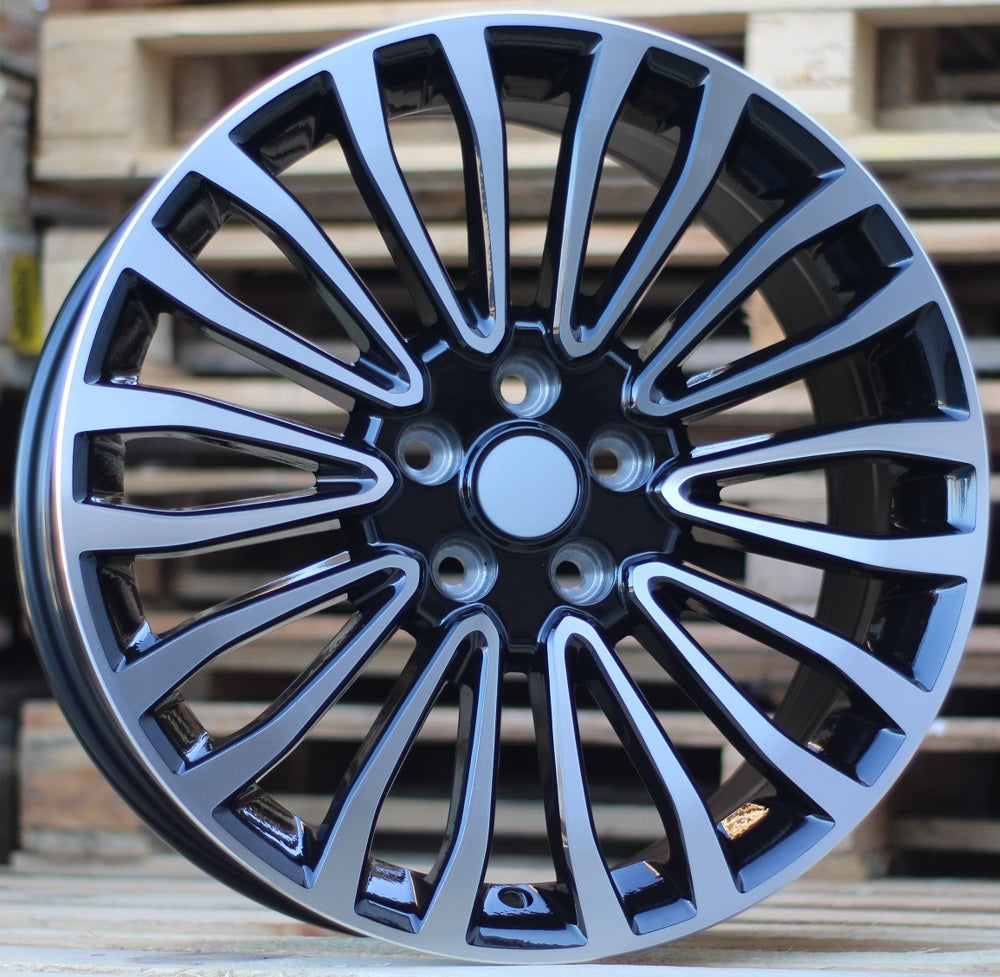 FORD 8x18 5x108 ET50 63,4 A1340 Noir poli