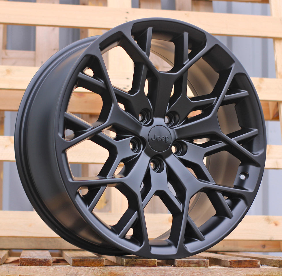 JEEP 9x21 5x127 ET50 71,6 A1458 Noir semi-mat