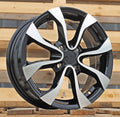 NISSAN 6x15 4x100 ET50 60,1 A415 Noir poli