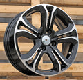 CITROËN 6x15 4x108 ET25 65,1 A5108 Noir poli