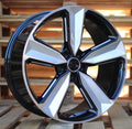 AUDI 9x21 5x112 ET31 66,6 A5470 Noir poli