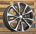 TOYOTA 7x17 5x100 ET40 54,1 A5499 Noir poli