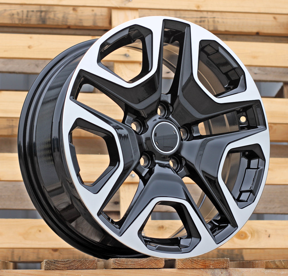 TOYOTA 7x17 5x114,3 ET35 60,1 A5567 Noir poli