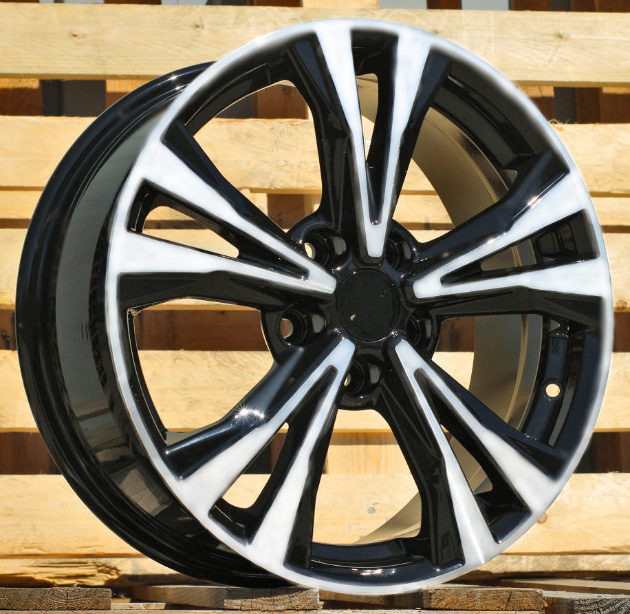 NISSAN 7x18 5x114,3 ET40 66,1 A5832 Noir poli