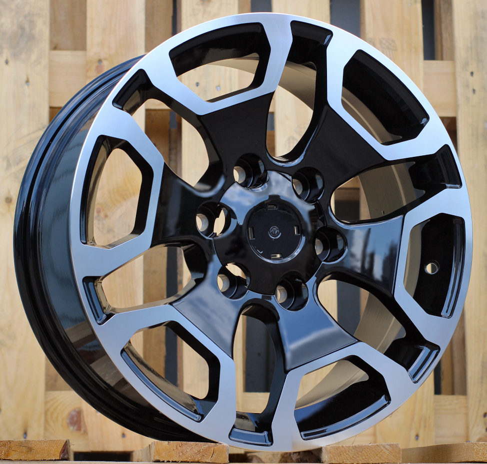 TOYOTA 7,5x17 6x139,7 ET25 106,1 A6216 Noir poli