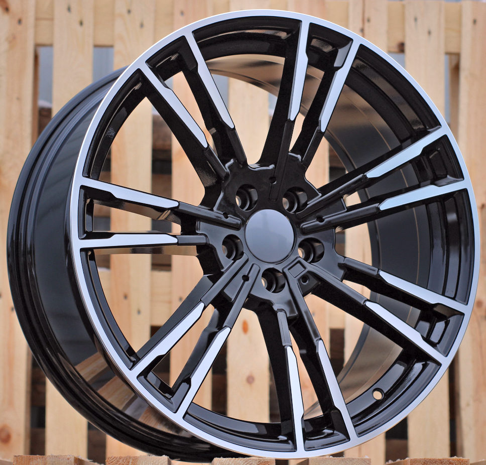BMW 9,5x19 5x120 ET38 72,6 A7065 Noir poli