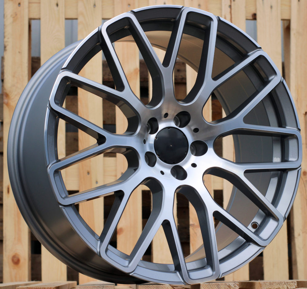MERCEDES 9,5x20 5x112 ET35 66,6 AT967 Gris poli