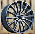 MERCEDES 9,5x19 5x112 ET43 66,6 B1048 Noir poli