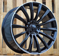 MERCEDES 8,5x19 5x112 ET36 66,6 B1048 Noir bord poli