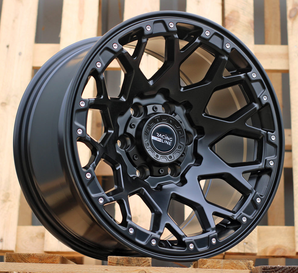 9x17 6x139,7 ETM6 87,1 B1108 Noir semi-mat