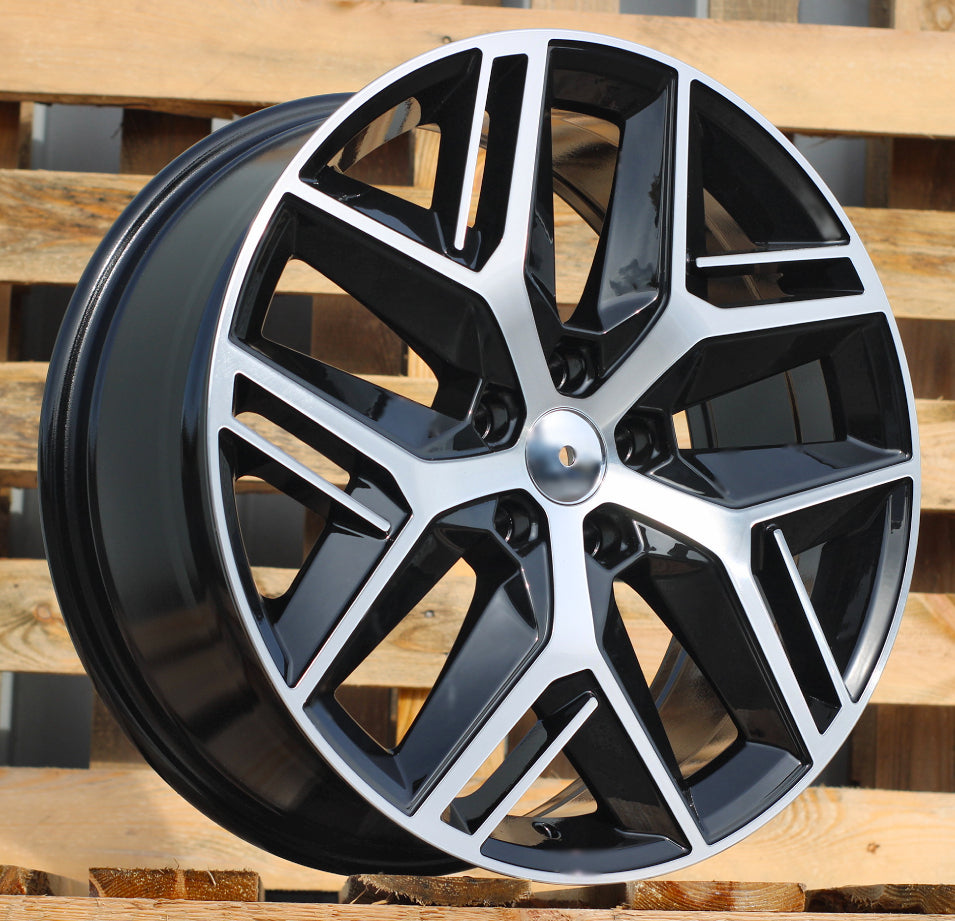 SEAT 8x19 5x112 ET45 57,1 B1109 Noir poli