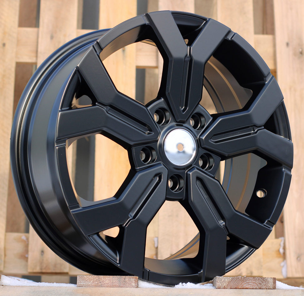 DACIA 6,5x16 4x100 ET45 60,1 B1110 Noir semi-mat