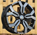 DACIA 6,5x16 4x100 ET40 60,1 B1110 Noir poli