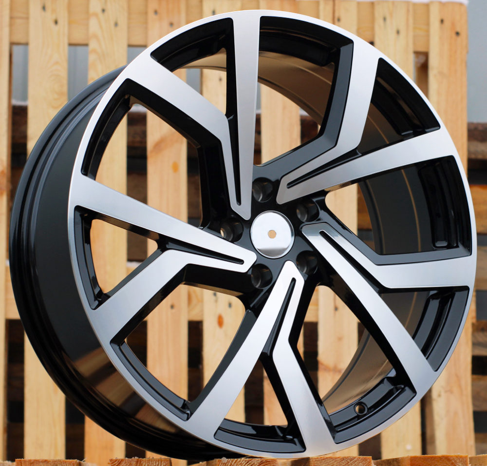 VW 6x14 5x100 ET38 57,1 B1154 Noir poli