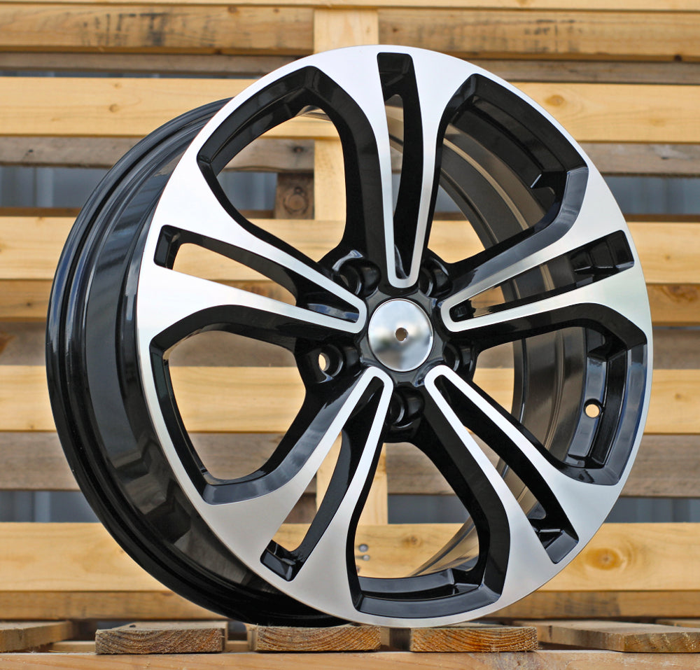 KIA 7x17 5x114,3 ET40 67,1 B1249 Noir poli