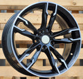 BMW 8x18 5x120 ET30 72,6 B1257 Noir poli