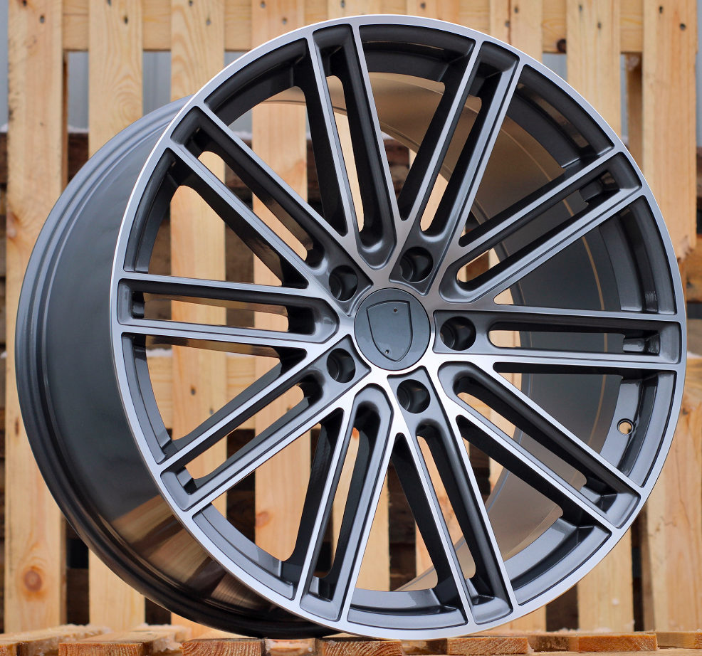 PORSCHE 11,5x21 5x130 ET60 71,6 B1271 Gris poli