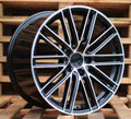 PORSCHE 10x21 5x112 ET19 66,6 B1274 Noir poli
