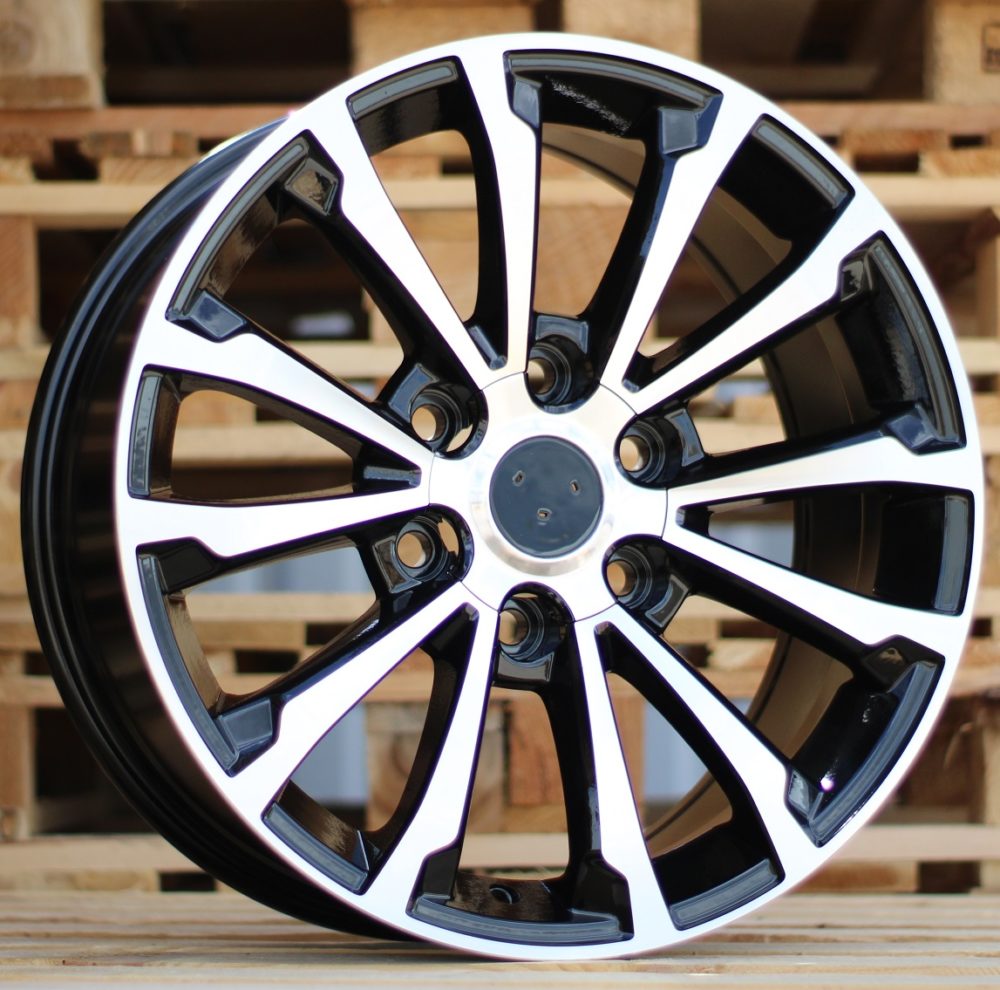 8,5x20 6x139,7 ET25 106,1 B1353 Noir poli