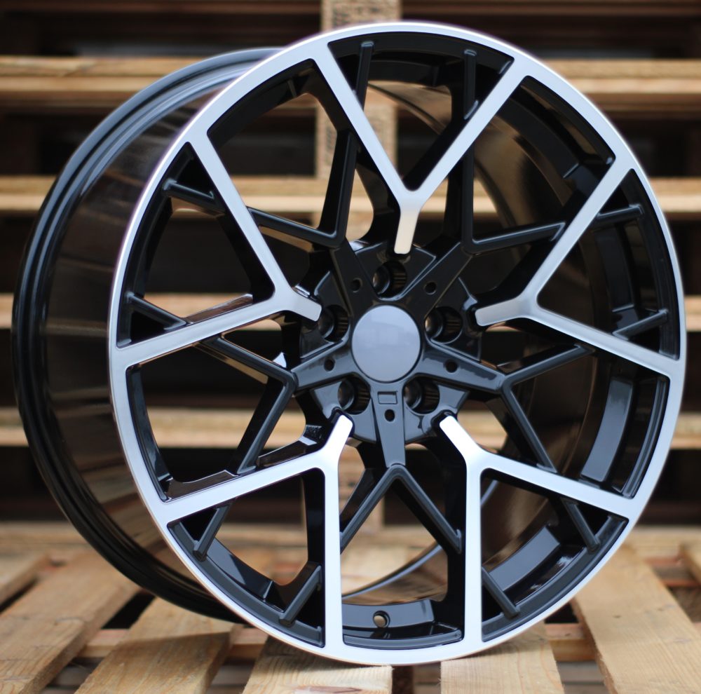 BMW 9,5x19 5x120 ET40 72,6 B1383 Noir poli