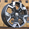 DACIA 6x15 4x100 ET40 60,1 B1407 Noir poli
