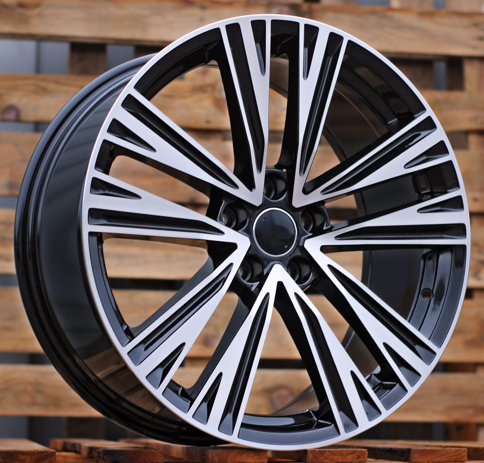 AUDI 8,5x19 5x112 ET40 66,6 B1424 Noir poli