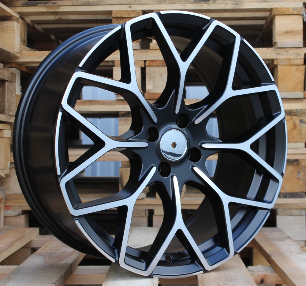 SMART 5,5x16 3x112 ET30 57,1 B1449 Noir poli semi-mat