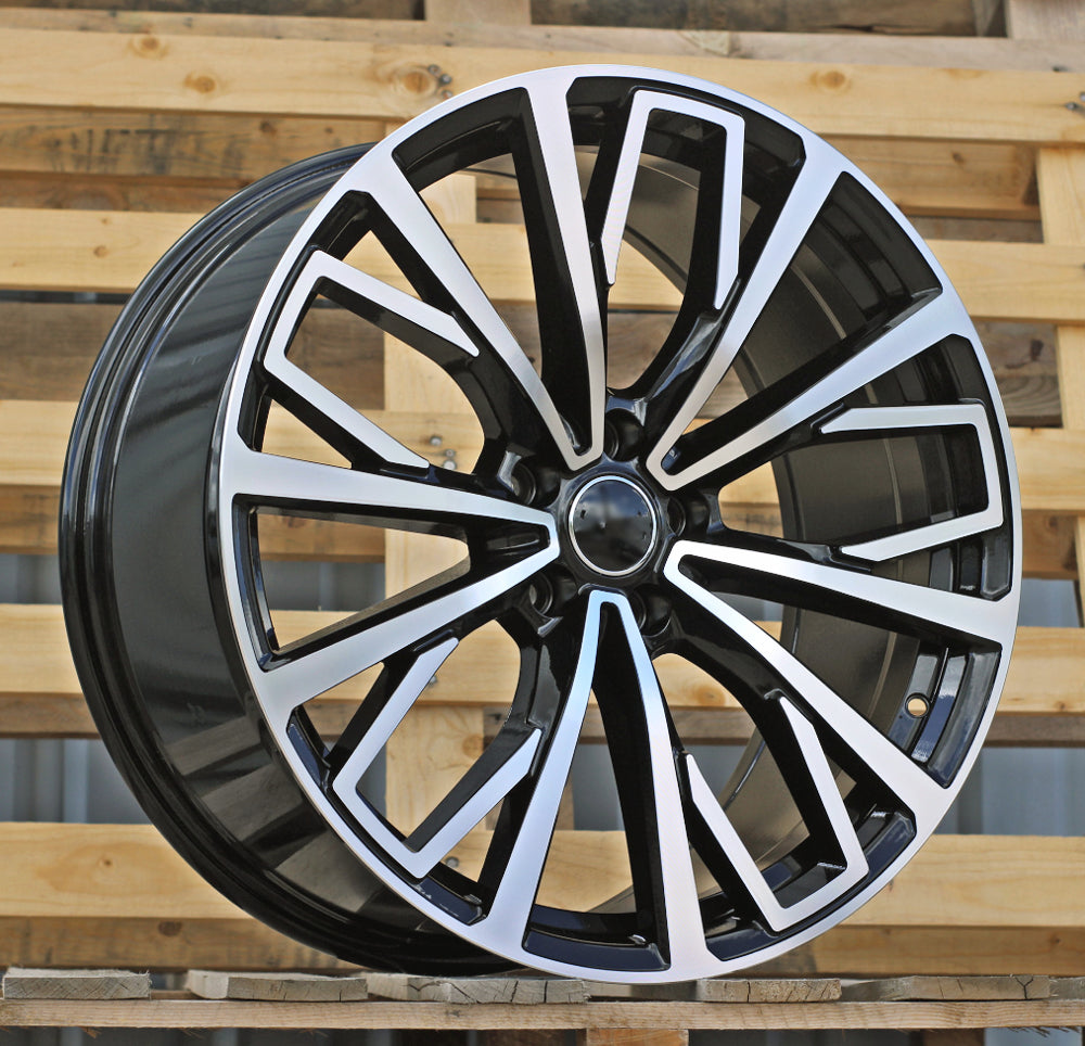 AUDI 8x18 5x112 ET39 66,6 B1453 Noir poli