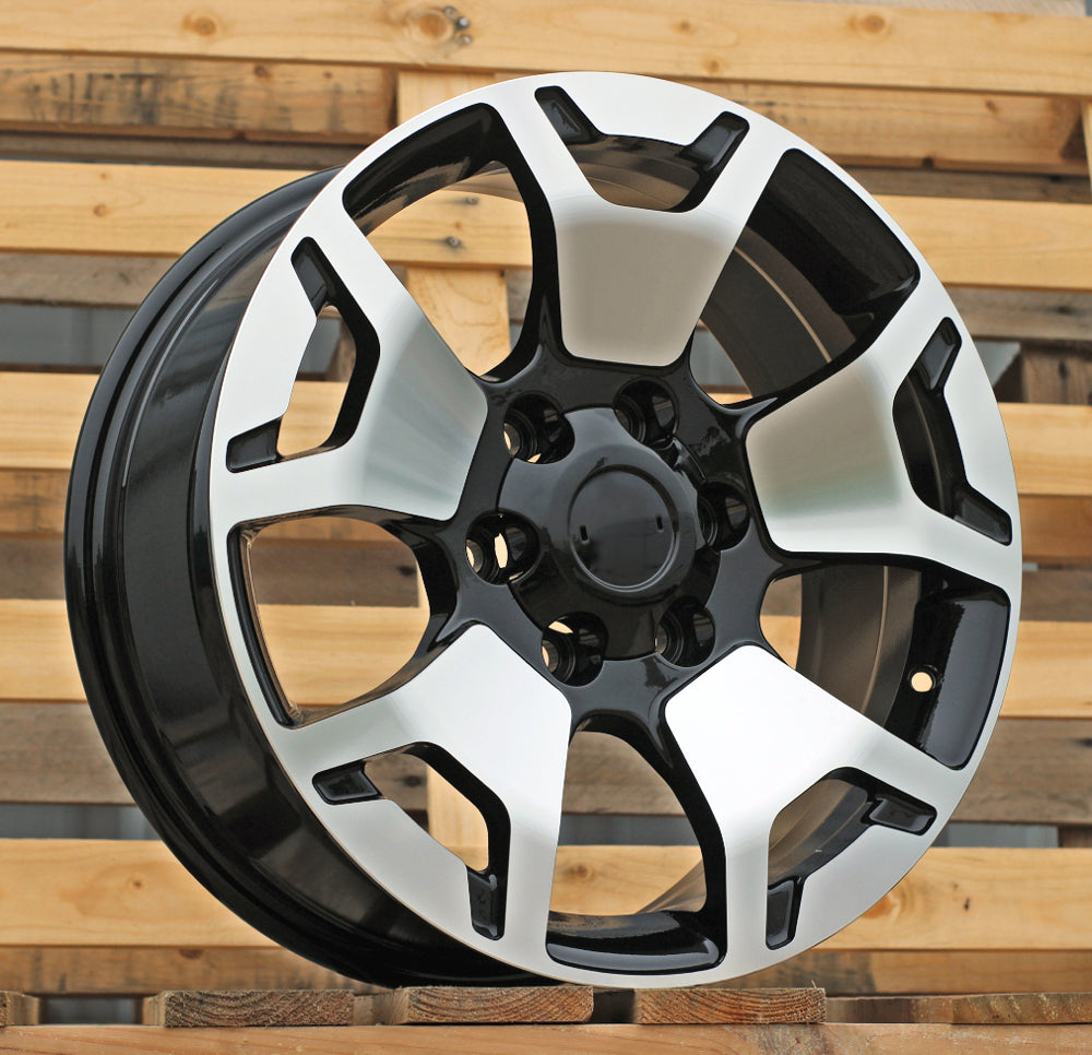 TOYOTA 7,5x18 6x139,7 ET25 106,1 B1460 Noir poli