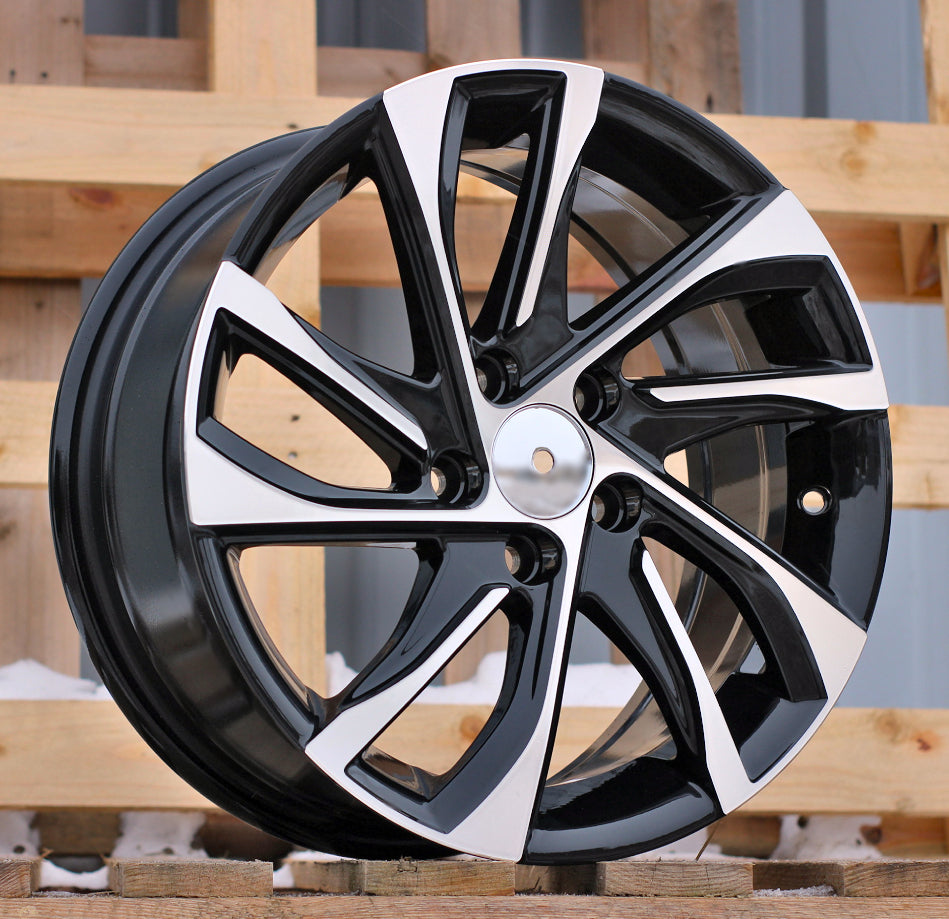 FIAT 6,5x15 5x98 ET39 58,1 B1514 Noir poli