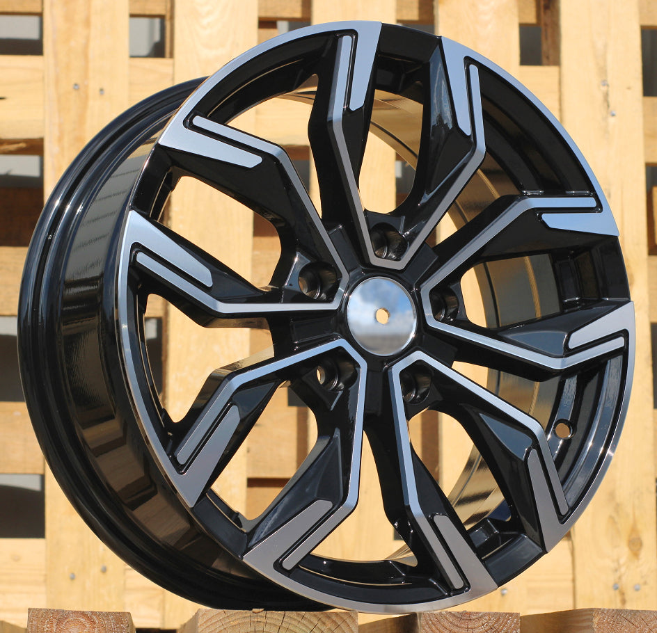 RENAULT 6,5x16 5x114,3 ET41 66,1 B1518 Noir poli