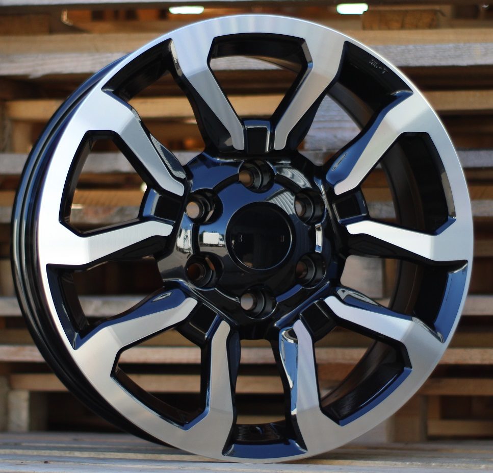TOYOTA 7,5x17 6x139,7 ET30 106,1 B1623 Noir poli