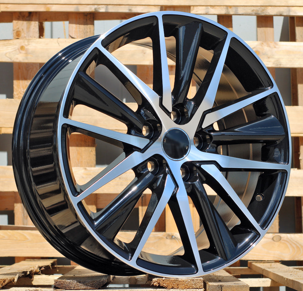 TOYOTA 7,5x17 5x114,3 ET45 60,1 B1638 Noir poli
