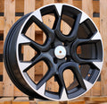 FIAT 6,5x16 4x98 ET35 58,1 B1675 Noir poli semi-mat
