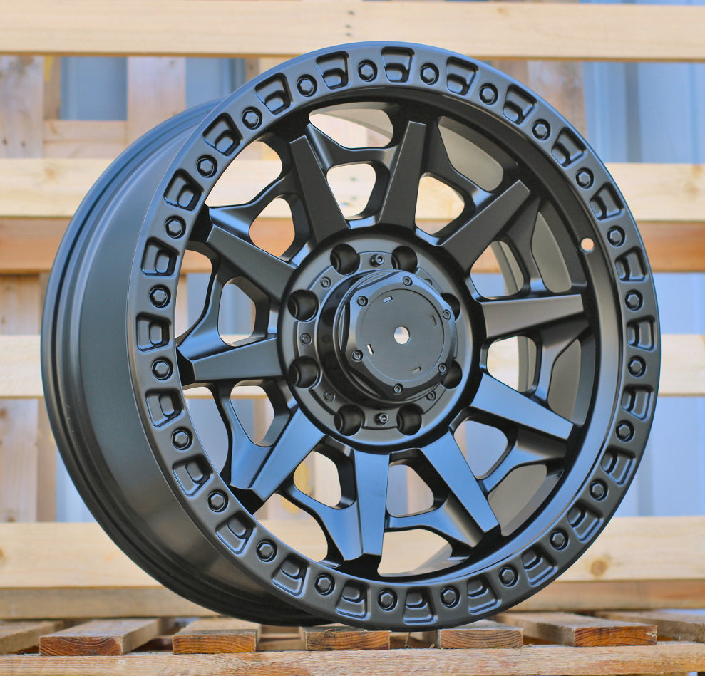 9x20 8x165,1 ET1 130 B1721 Noir semi-mat