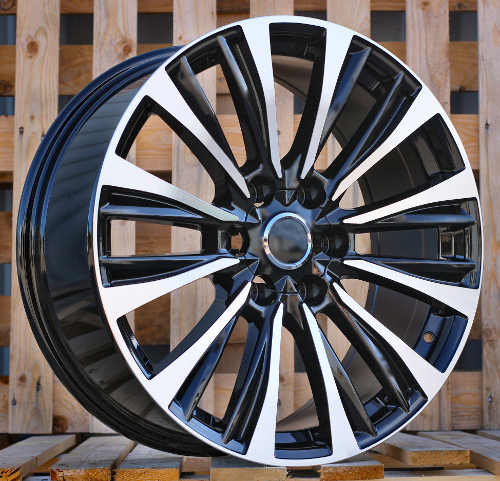 8x18 6x139,7 ET25 106,1 B1778 Noir poli