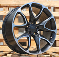JEEP 9x20 5x127 ET40 71,6 B1790 Noir poli semi-mat