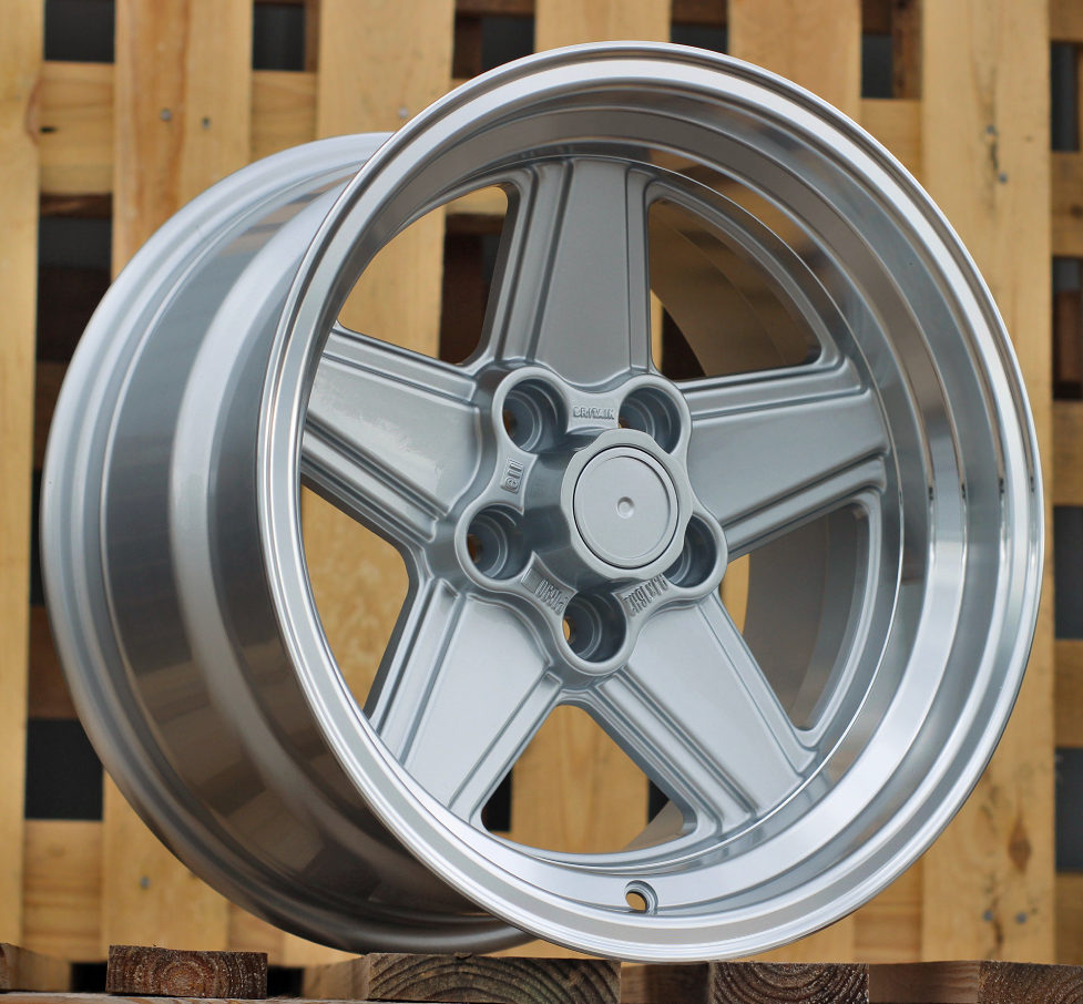 MERCEDES 9x16 5x112 ET-12 66,6 B1794 Argent bord poli