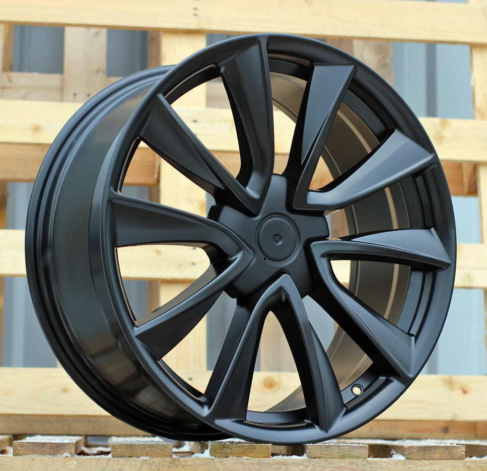 TESLA 8,5x19 5x114,3 ET40 64,1 B2046 Noir semi-mat
